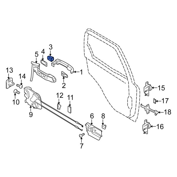 Exterior Door Handle Cover