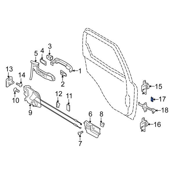 Door Hinge Shim