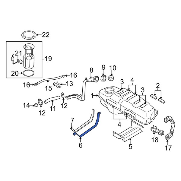 Fuel Tank Strap