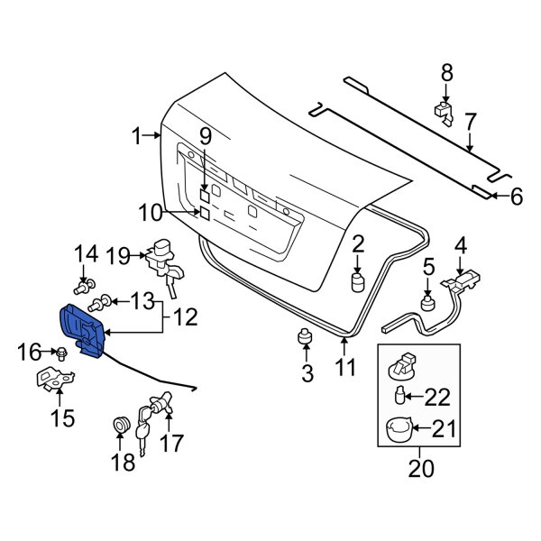 Deck Lid Latch