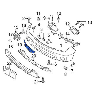 Suzuki OE - Front Left Outer Spoiler