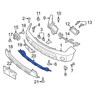 Suzuki OE - Front Center Spoiler