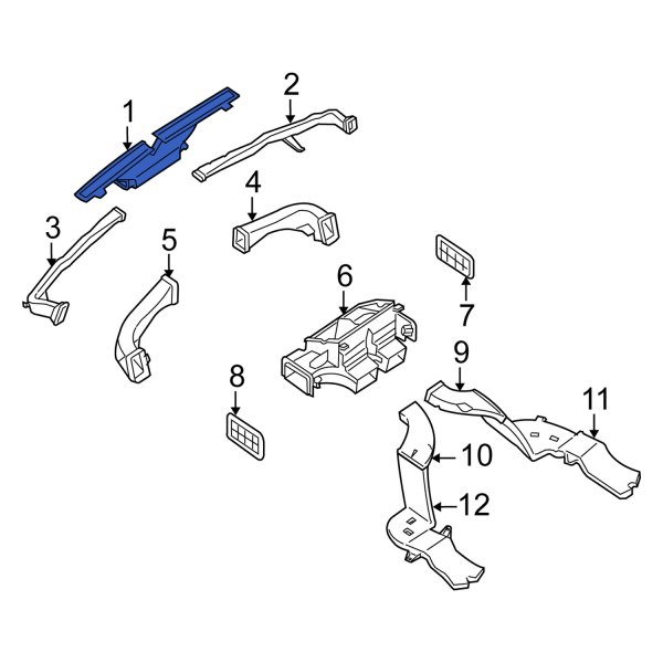 Windshield Defroster Nozzle