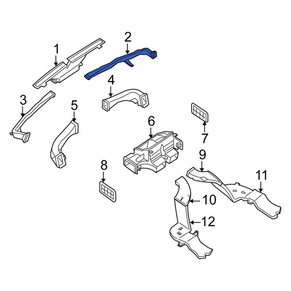 Instrument Panel Air Duct