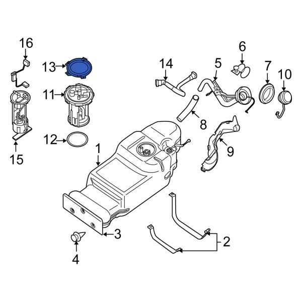 Fuel Tank Lock Ring