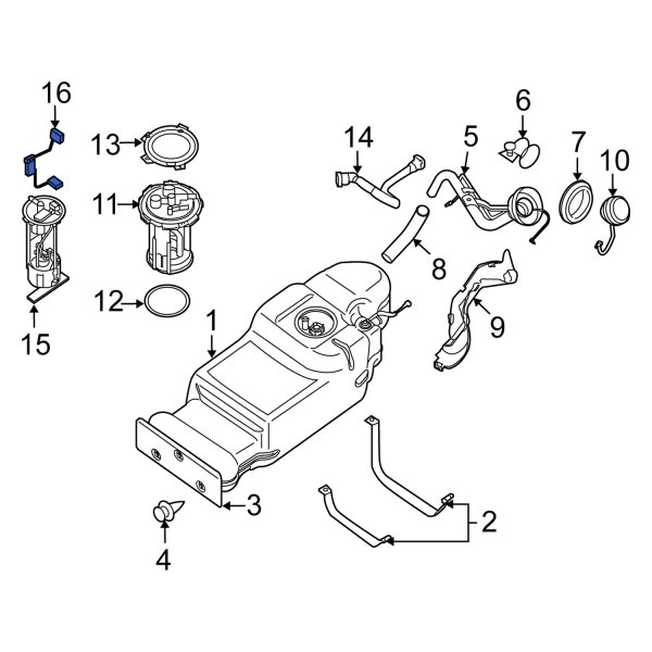 Fuel Sender and Hanger Assembly