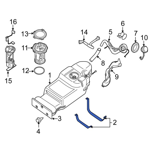 Fuel Tank Strap