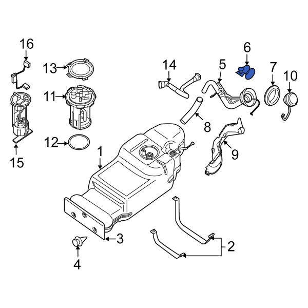 Fuel Filler Neck Clamp