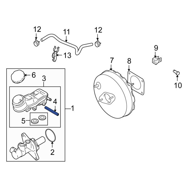 Brake Master Cylinder Pin