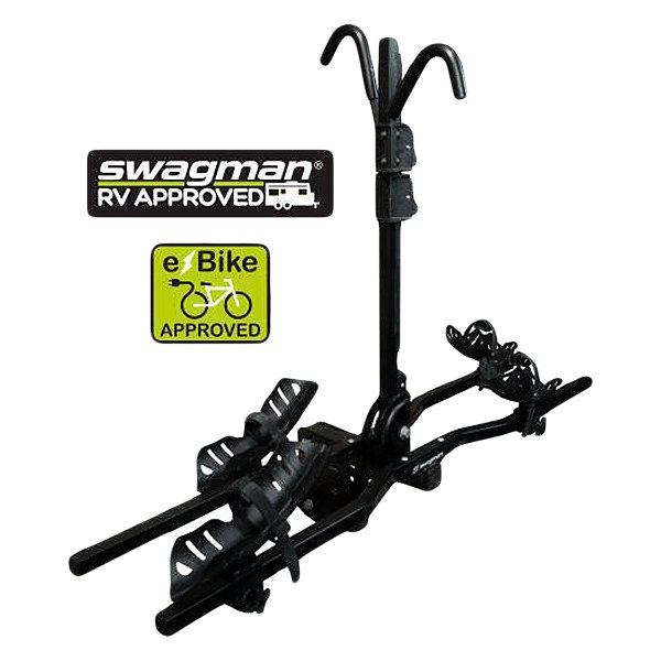 Swagman® - E-Spec Black Hitch Mount Bike Rack (2 Bikes Fits 2" Receivers)
