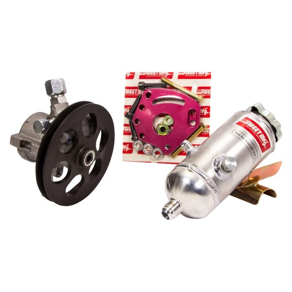 Sweet Manufacturing® - 1300 PSI Power Steering Kit with Head Mount Aluminum Pump