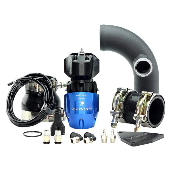Synapse Engineering® - V3 Synchronic™ Blow-Off Valve with Black Powdercoat Charge Pipe