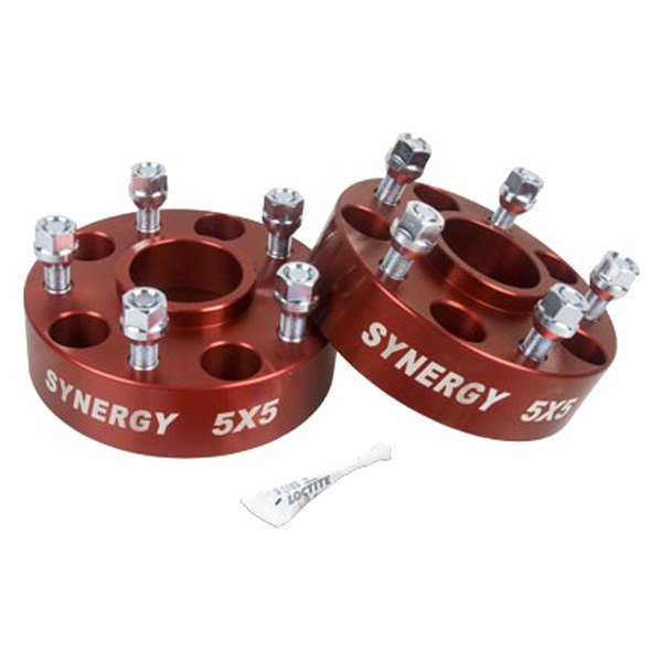 Synergy Manufacturing® - Red 6061-T6 Aluminum Wheel Spacers