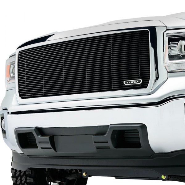 T-Rex® - 1-Pc Black Powder Coated Horizontal Billet Main Grille