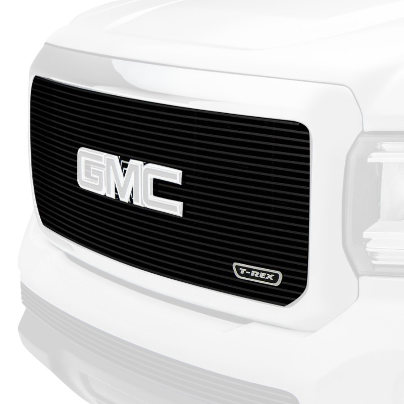T-Rex® 20371B - 1-Pc Black Horizontal Billet Main Grille