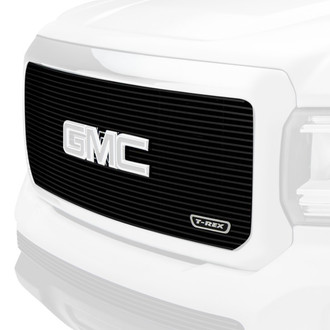 T-REX フロント＆バンパーグリル上下セット GMC ユーコン 07y～UP T-Rex® 20371B - 1-Pc Black Horizontal Billet Main Grille