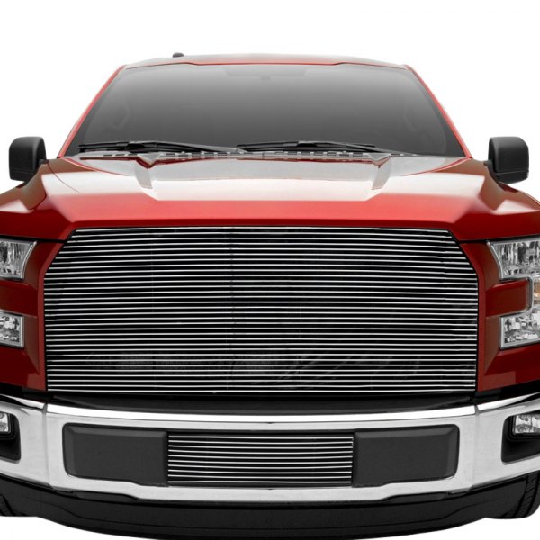 T-Rex® - 1-Pc Full Opening Style High Polished Horizontal Billet Main Grille