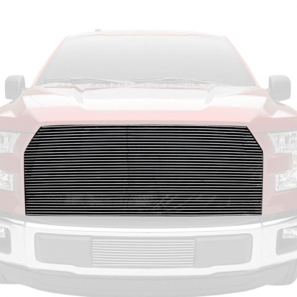 T-Rex® - 1-Pc Full Opening Style High Polished Horizontal Billet Main Grille