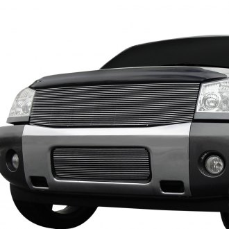 Nissan Armada Custom Grilles Billet Mesh CNC LED Chrome Black