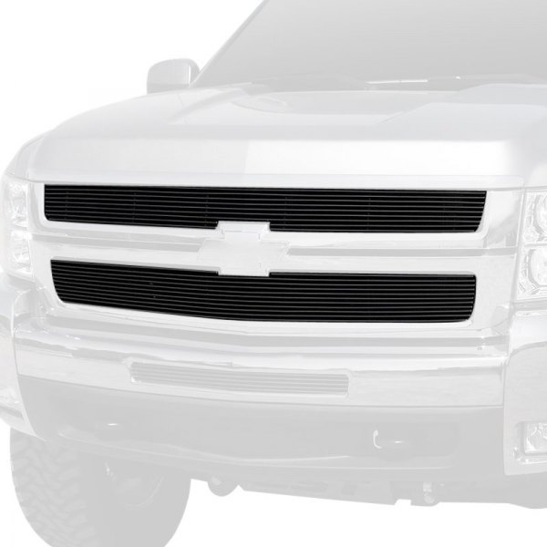 T-Rex® - 2-Pc Black Horizontal Billet Main Grille