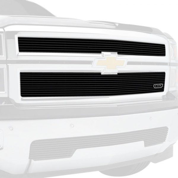 T-Rex® - 2-Pc Black Powder Coated Horizontal Billet Main Grille