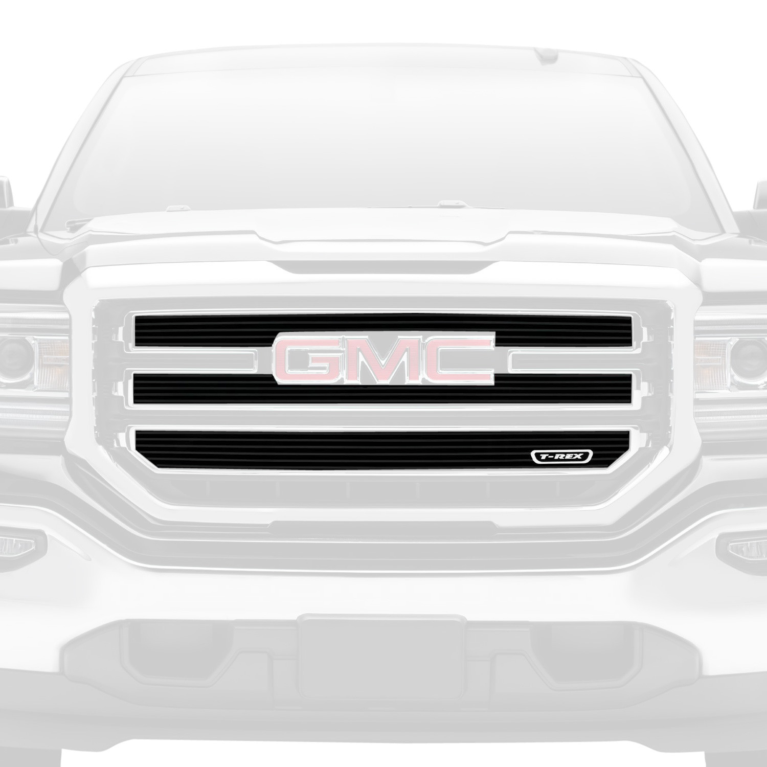 T-Rex® 21215B - 3-Pc Black Horizontal Billet Main Grille T-Rex® 21215B - 3-Pc Black Horizontal Billet Main Grille