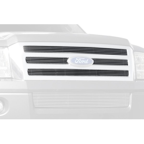 T-Rex® - 4-Pc 4-Pc Look High Polished Horizontal Billet Main Grille