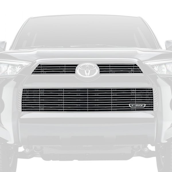 T-Rex® - 3-Pc High Polished Horizontal Billet Main and Bumper Grille Kit