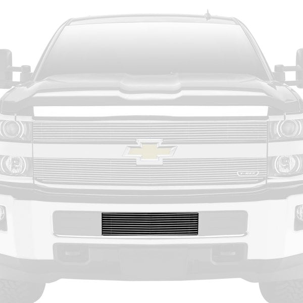 T-Rex® - 1-Pc High Polished Horizontal Billet Bumper Grille