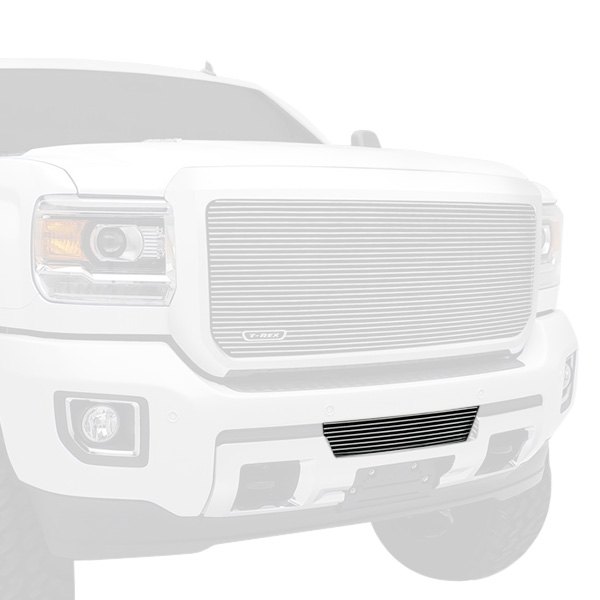 T-Rex® - 1-Pc High Polished Horizontal Billet Bumper Grille