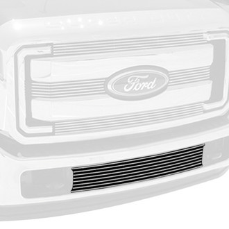T-Rex® - 1-Pc High Polished Horizontal Billet Bumper Grille