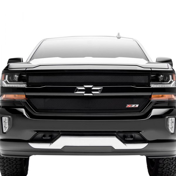T-Rex® - 2-Pc Upper Class Series Black Powder Coated Formed Mesh Main Grille