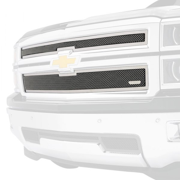 T-Rex® - 2-Pc Upper Class Series Polished Formed Mesh Main Grille