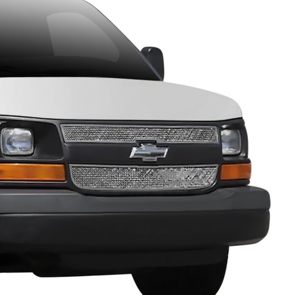 T-Rex® - 2-Pc Upper Class Series Polished Formed Mesh Main Grille