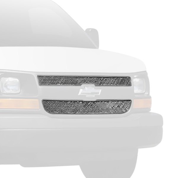T-Rex® - 2-Pc Upper Class Series Polished Formed Mesh Main Grille