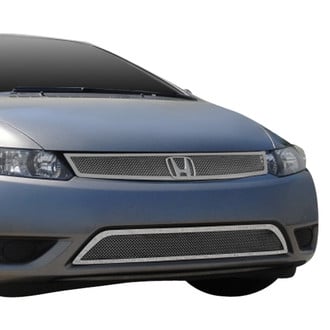 T-Rex® - 1-Pc Upper Class Series Polished Formed Mesh Main Grille