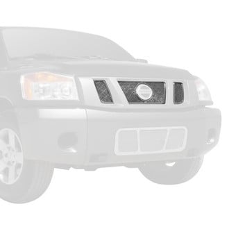 T-Rex® - 3-Pc Upper Class Series Polished Formed Mesh Main Grille