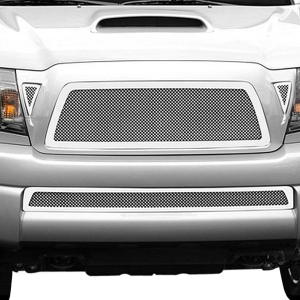 T-Rex® - 2-Pc Upper Class Series Polished Formed Mesh Corner Vent Grilles