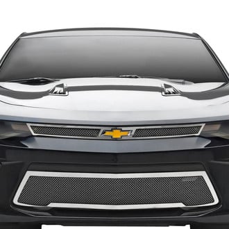 T-Rex® - 1-Pc Upper Class Series Polished Formed Mesh Bumper Grille