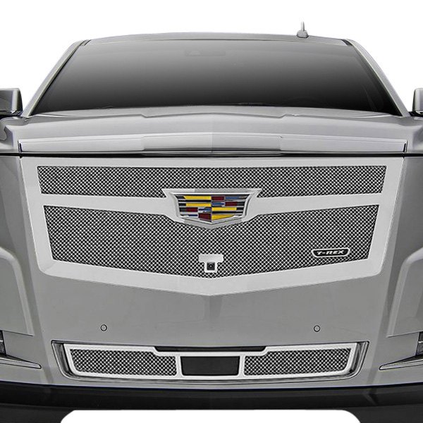 T-Rex® - 1-Pc Upper Class Series Chrome Formed Mesh Main Grille