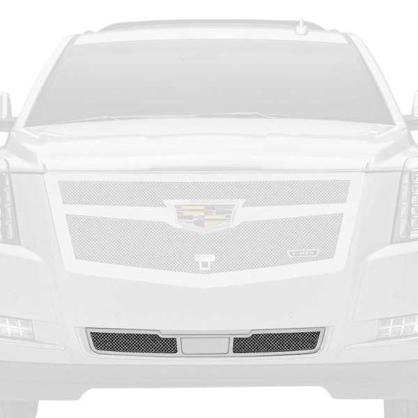 T-Rex® - 1-Pc Upper Class Series Chrome Formed Mesh Bumper Grille