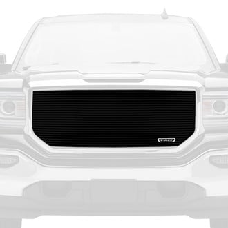 T-Rex® - 1-Pc Black Horizontal Laser Cut Billet Main Grille