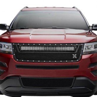 Ford Explorer Custom Grilles Billet Mesh Cnc Led Chrome Black