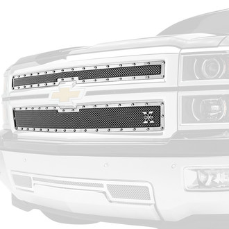 T-Rex® - 2-Pc X-Metal Series Polished Formed Woven Wire Mesh Main Grille