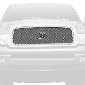 T-Rex® - 1-Pc X-Metal Series Custom Opening Polished Formed Large Woven Wire Mesh Main Grille