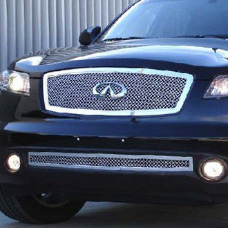 T-Rex® - Hybrid Series Polished Wire Mesh Bumper Grille