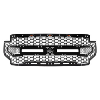 T-Rex® - 1-Pc Laser X-Metal Series Black Honeycomb Laser Cut Main Grille