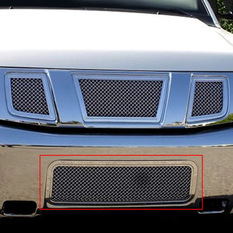 T-Rex® - Hybrid Series Chrome Wire Mesh Bumper Grille