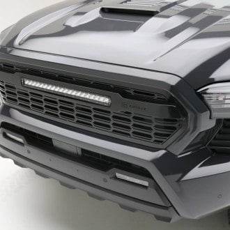 T-Rex® - 1-Pc ZROADZ Series Black Laser Cut Main Grille with 1 x 20" LED Light Bar