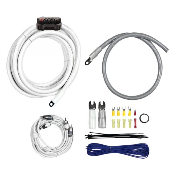T-Spec® - 1/0 AWG 5200W Amplifier Wiring Kit with RCA
